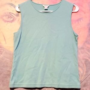 Woman's M cut off shoulder tank top